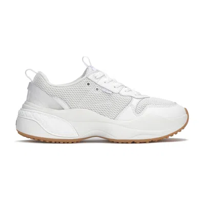 Keds Women's Cross City Trainer Leather/mesh Lace Up Sneakers In White