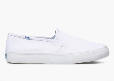 Keds Women's Double Decker Canvas Shoe In White