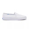 Keds Women's Double Decker Canvas Slip On Canvas Sneakers In White