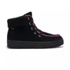 Keds Women's Explore Booties Suede Pop Binding In Black