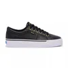 Keds Jump Kick Duo Leather Sneaker In Black