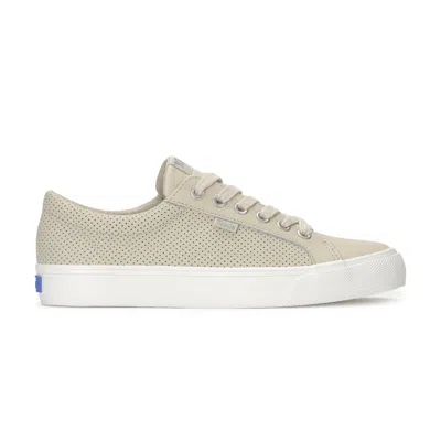 Keds Women's Jump Kick Perforated Leather Lace Up Leather Sneakers