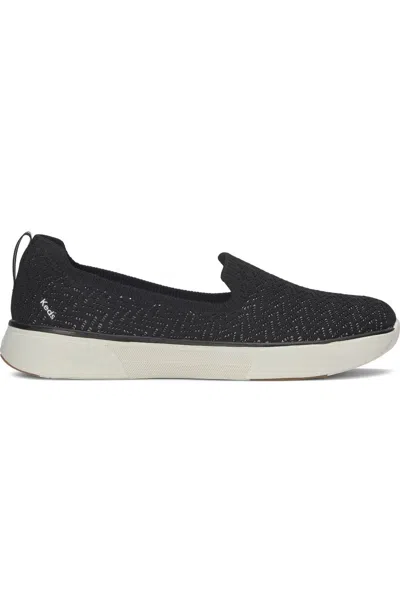 Keds Women's  Blisswalk Black White Slip-on Comfort Casual Shoes Zap1421