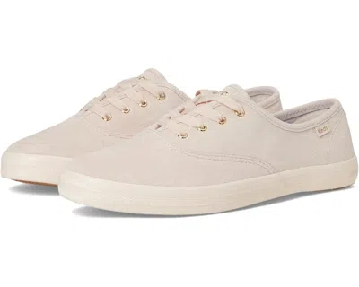 Keds Women's  Champion Luxe Sneakers Blush Suede Lifestyle Shoes Hawk1829 In Multi