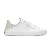 Keds Women's Kickback Crashback Leather Slip On Canvas Sneakers In White/grey