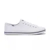 Keds Women's Kickstart Canvas Lace Up Canvas Sneakers In White