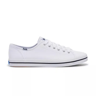 Keds Women's Kickstart Canvas Lace Up Canvas Sneakers In White