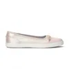 Keds Women's Maisie Ballet Satin Slip On Leather Sneakers