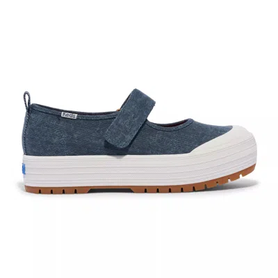 Keds Women's Mary Jane Denim Canvas Sneakers In Denim