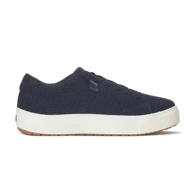 Keds Women's Park Knit Slip On Canvas Sneakers In Blue