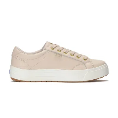 Keds Women's Park Leather Lace Up Leather Sneakers In Pink