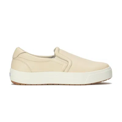 Keds Women's Park Leather Slip-on Leather Sneakers In Sand