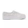 Keds ® Point Glitter Platform Sneaker In White