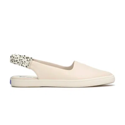Keds Women's Point Slingback Leather Pop Leather Sneakers In Peony Pink