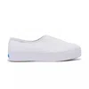 Keds Women's Point Slip Canvas Canvas Sneakers In White