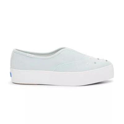 Keds Women's Point Slip Denim Studs Canvas Sneakers