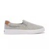 Keds Unisex|women's Pursuit Jersey Slip On Canvas Sneakers In Grey