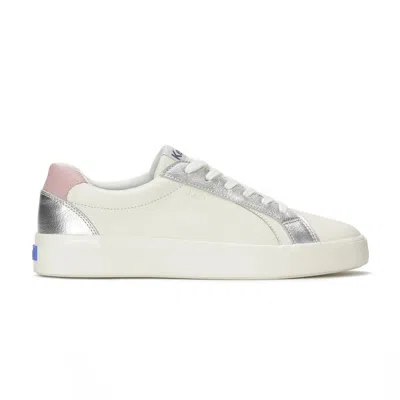 Keds Women's Pursuit Leather Metallic Pop Lace Up Leather Sneakers In Multi