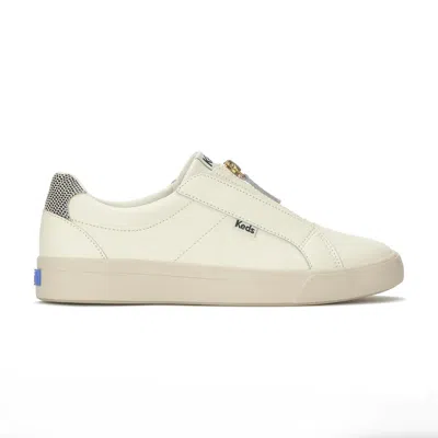 Keds Women's Pursuit Zip Leather Dalmata Heel Sneakers In Multi