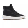 Keds Women's Remi Mid Zip Leather Booties Leather In Black
