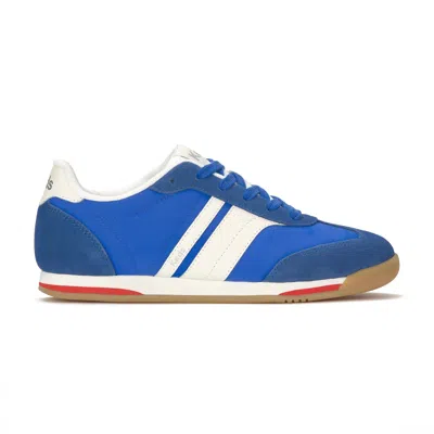 Keds Women's Revival Nylon/suede Lace-up Leather Sneakers In Blue