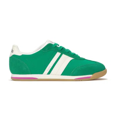 Keds Women's Revival Nylon/suede Lace-up Leather Sneakers In Green