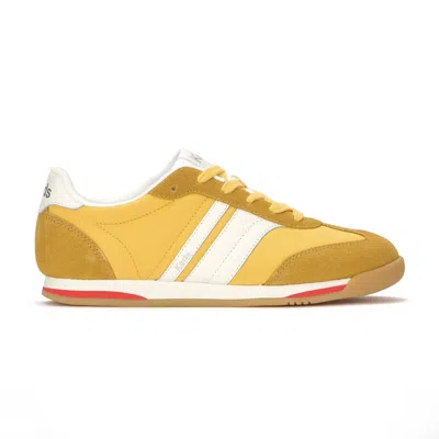 Keds Women's Revival Nylon/suede Lace-up Leather Sneakers In Yellow