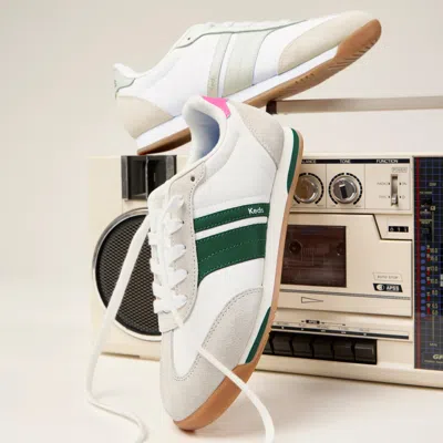 Keds Women's Revival Nylon/suede/leather Lace-up Sneakers In White