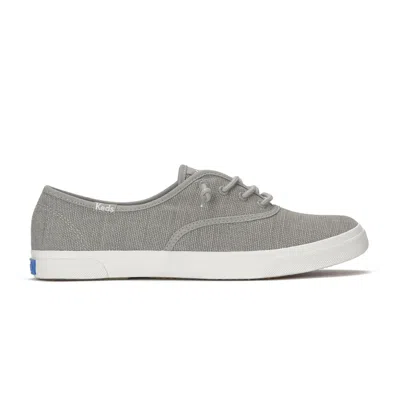Keds Women's Rillax Champ Chalky Canvas Slip-on Sneakers In Drizzle Grey