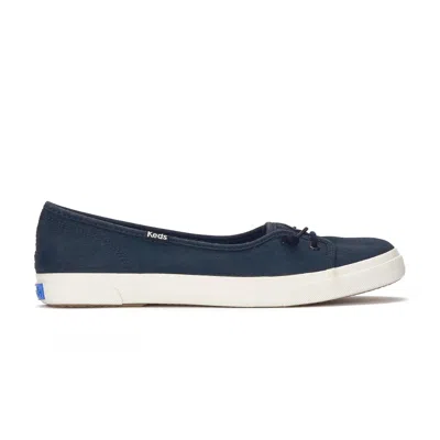 Keds Women's Rillax Champ Mini Washed Twill Slip-on Canvas Sneakers In Blue