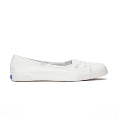 Keds Women's Rillax Champ Mini Washed Twill Slip-on Canvas Sneakers In White