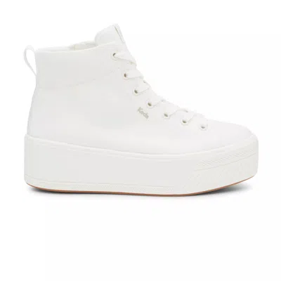 Keds Women's Skyler Hi Canvas Lace Up Canvas Sneakers In White
