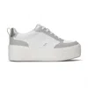 Keds Women's Skyler Ii Leather Metallic Heel Lace Up Leather Sneakers