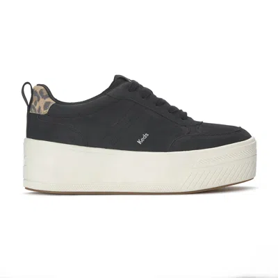 Keds Women's Skyler Ii Leopard Lace Up Leather Sneakers