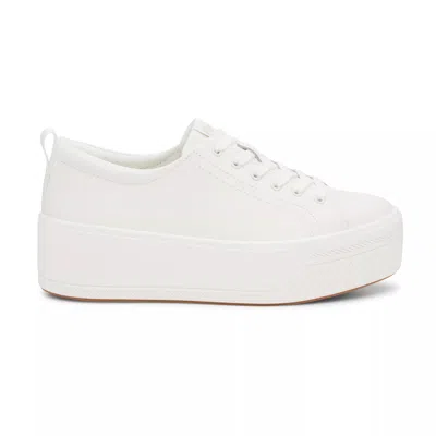 Keds Women's Skyler Leather Lace Up Leather Sneakers In White