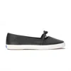 Keds Square Toe Mini Bow Flat In Black