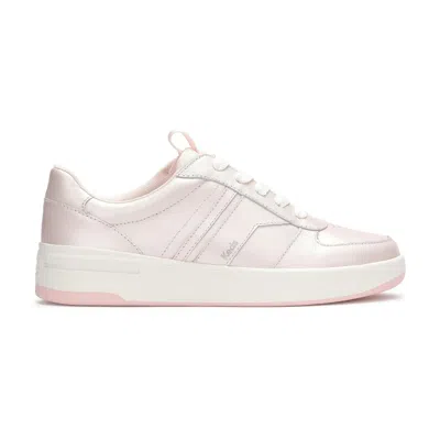 Keds Women's The Court Ii Pearlized Leather Lace Up Leather Sneakers In Light Pink