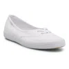 Keds Women's The Mini Eyelet Slip On Canvas Sneakers In White