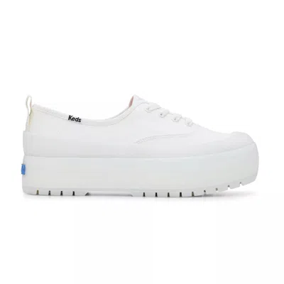 KEDS WOMEN'S THE PLATFORM LUG WEATHERIZED SPLASH CANVAS CANVAS SNEAKERS