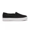 Keds Women's Triple Decker Lace Celebrations Slip On Canvas Sneakers In Black