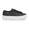Keds Women's Triple Up Leather Light Up Lace Up Leather Sneakers In Black