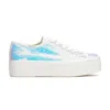 Keds Women's Triple Up Sequins Celebrations Lace Up Canvas Sneakers In Iridescent