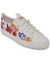 KEDS WOMEN'S X RIFLE PAPER CO KICKBACK CANVAS CASUAL SNEAKERS FROM FINISH LINE