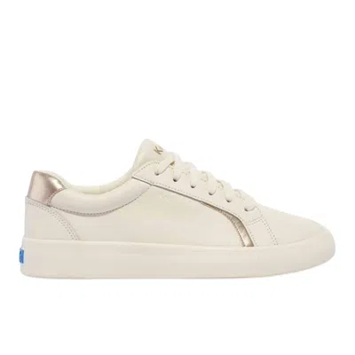 Keds Womens' Pursuit Leather Sneaker In Off White