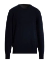 Keen 61 Man Sweater Midnight Blue Size M Wool, Polyamide In Blue