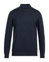 Keen 61 Man Turtleneck Midnight Blue Size Xxl Merino Wool In Blue