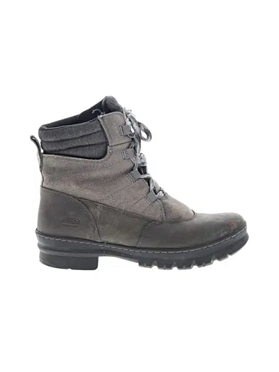 Pre-owned Keen Ankle Boots In Gray