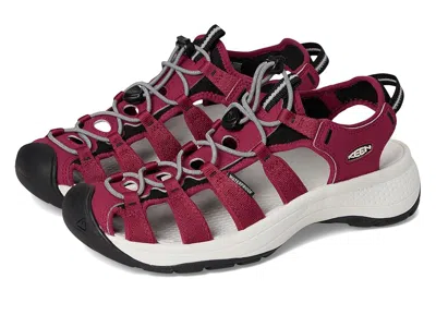 Keen Astoria West Sandal In Burgundy