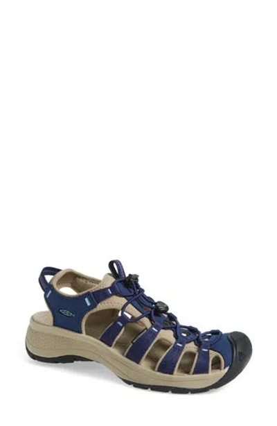 Keen Astoria West Sandal In Naval Academy/reef Waters