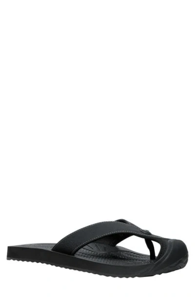 Keen Barbados Flip Flop In Black/ Steel Grey